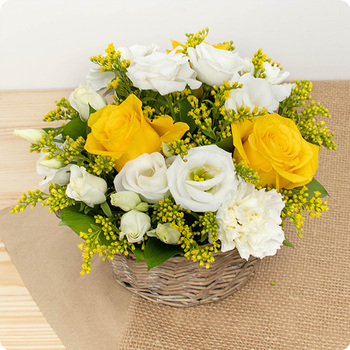 Composición Lemon — flores amarillas