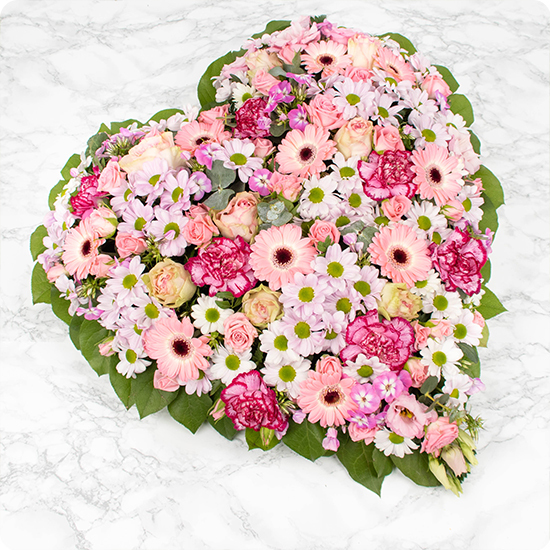 Corazón de flores Duelo Vuelo 1