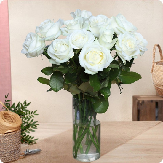 Ramo Avalanche — rosas blancas 1