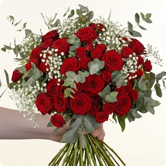 Ramo Deseo — rosas rojas 1
